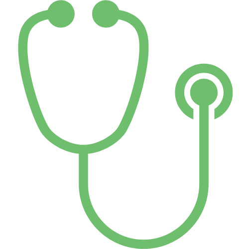 Stethoskop – Symbol für Vorsorgeuntersuchungen